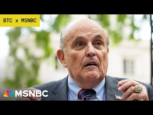 Rudy Giuliani suddenly faces the possibility of jail