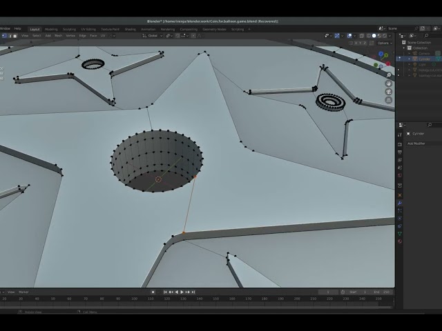 Blender, Topology fixing with knife and then work like new, watch full video:
