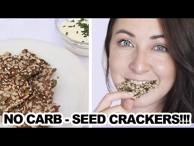 Seed crackers - Low carb, gluten free - Chia, Flax seed, Pumpkin, Sunflower and Sesame Seeds