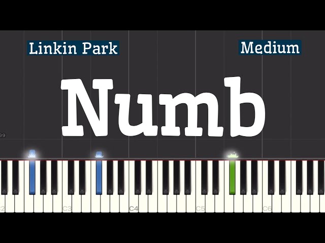 Numb - Linkin Park Piano Tutorial | Medium
