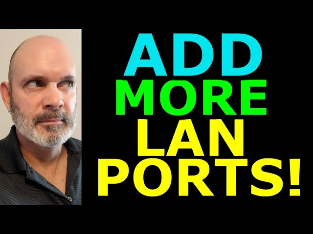 Add More LAN Ports To Your Router Using An Old Router (HACK)