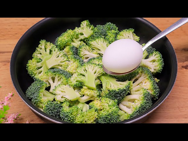Do you have BROCCOLI and EGGS at home ❓❓ I've never cooked so quickly and so deliciously!