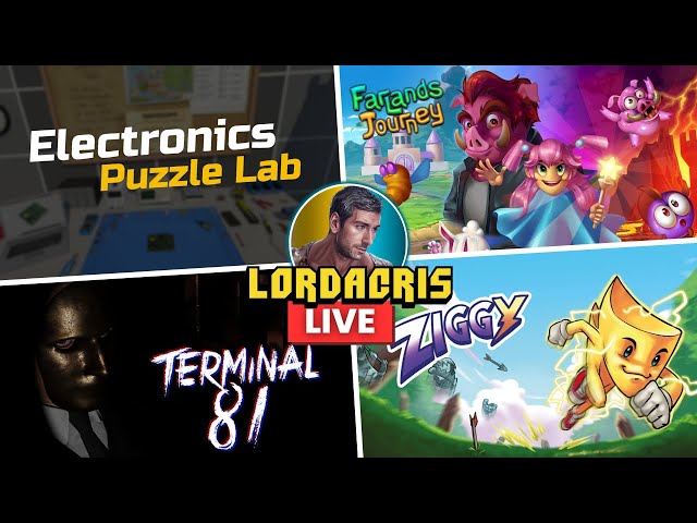 Electronics Puzzle Lab, Farlands Journey, Terminal 81, Ziggy | Indie Showcase 15th May