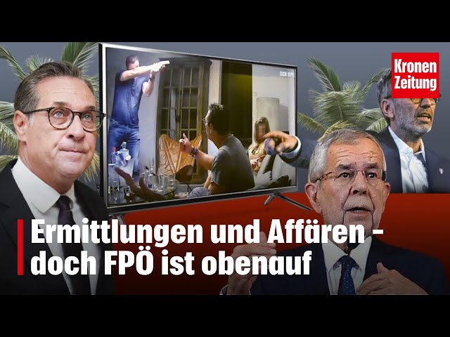 Ermittlungen und Affären – doch FPÖ ist obenauf | krone.tv NEWS