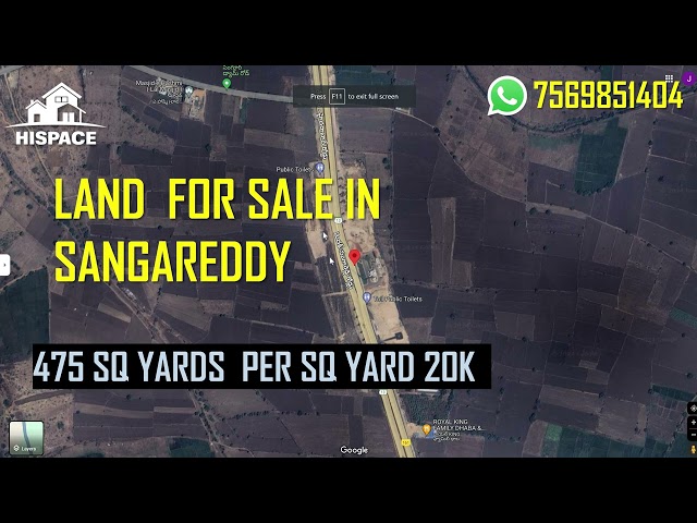 HVL 00058 SANGAREDDY LAND FOR SALE