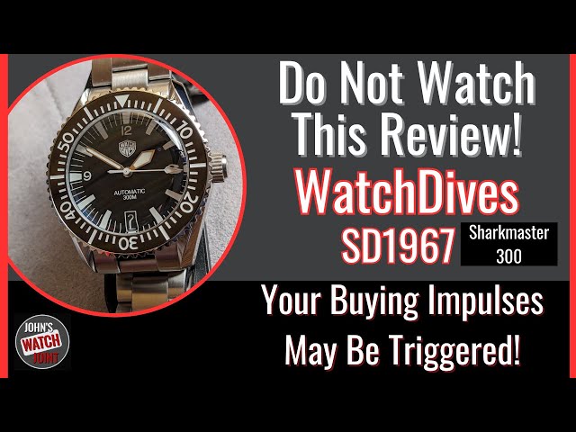 Watchdives WD1967 Sharkmaster 300 Review. It's Got Bite!