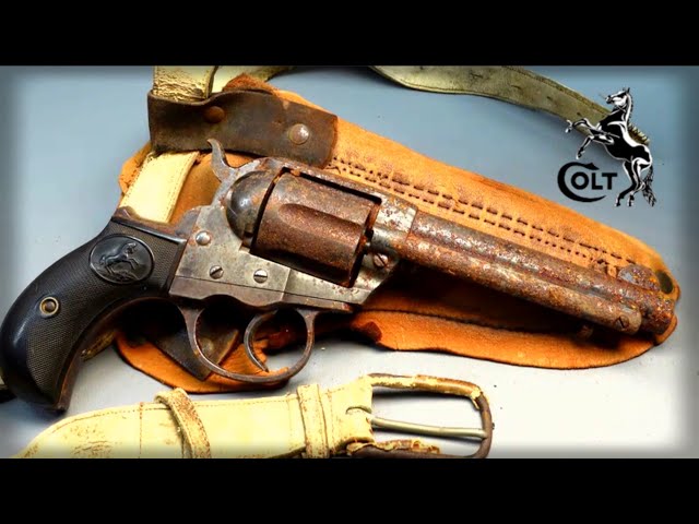 Restoring old Colt Lightning Revolver M1877, (with test firing)  #restoration  #colt
