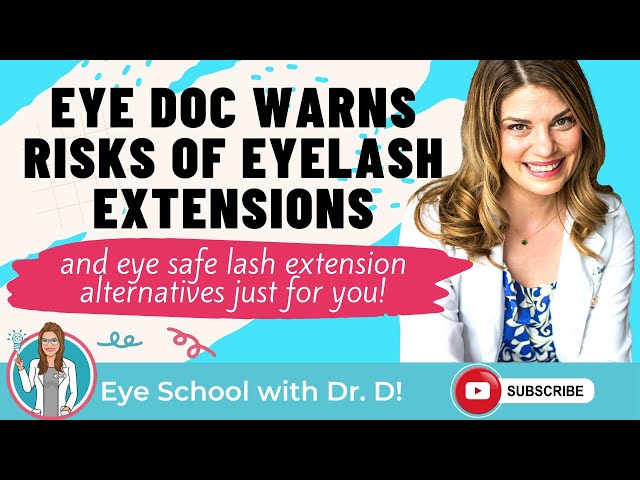 Optometrist Warns About Lash Extensions! Risks of Eyelash Extensions! Safe Alternative to Extensions