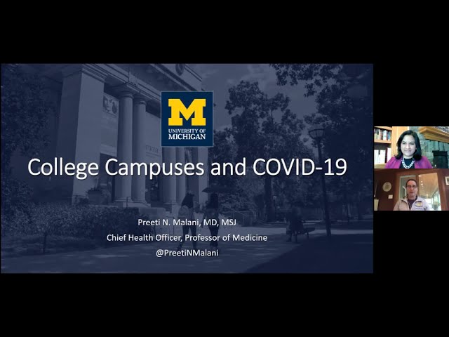 College Campuses and COVID-19: Preeti Malani, M.D., M.S.J.