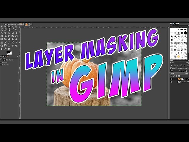 Layer Masking in GIMP