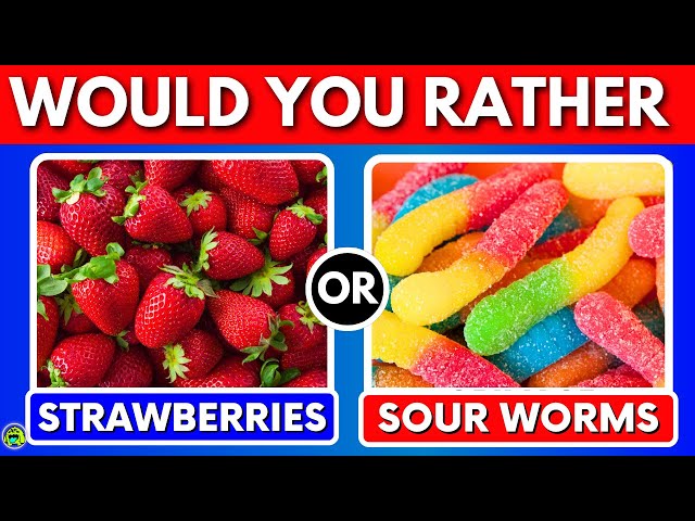 Would You Rather JUNK FOOD vs HEALTHY FOOD 🍔🥗