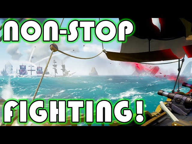 Most NON-STOP Fighting Ever on  Sea Of Thieves