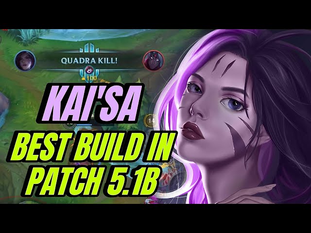 Wild Rift Kai'sa Best Build in Patch 5.1b Season 13 | Pro Builds!