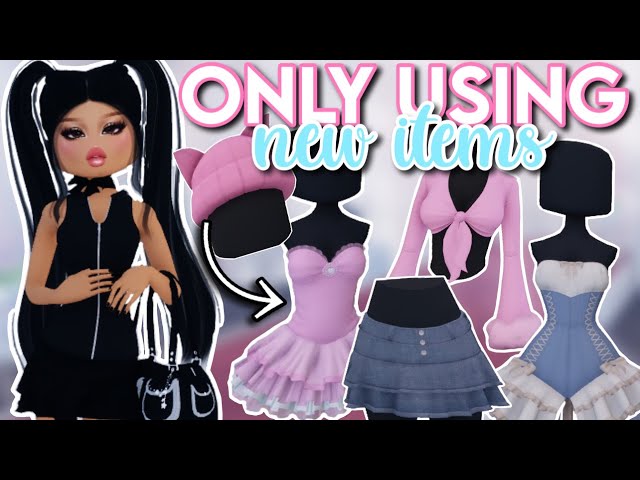 DRESS TO IMPRESS BUT I CAN ONLY USE NEW ITEMS | Roblox Dress To Impress