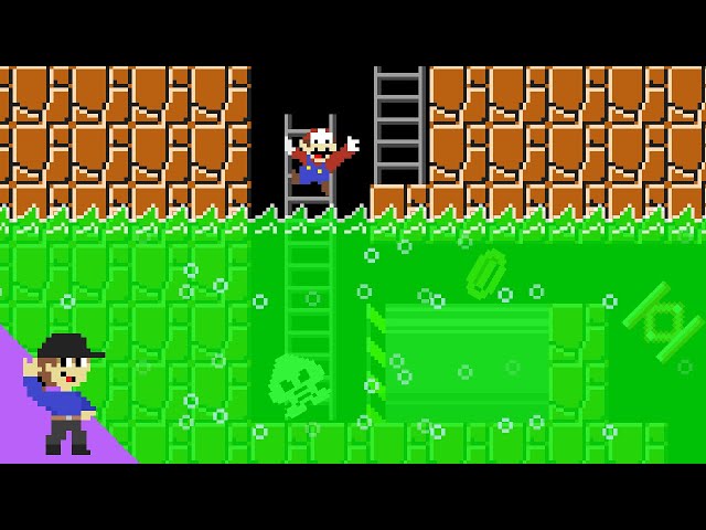 Level UP: Mario's Rising Acid Escape