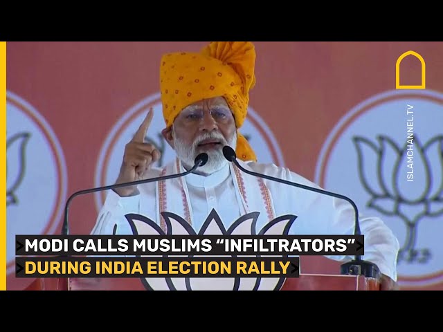 PM Modi calls Muslims "infiltrators" during India election rally