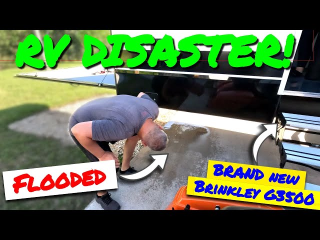 We flooded a brand new Brinkley G3500 Toy Hauler!