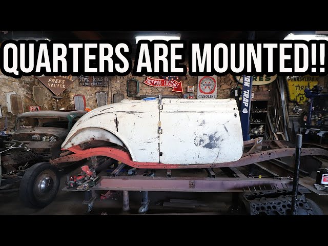 Repairing The Channeled B-Pillar Back To Stock!! - 1934 Ford Cabriolet