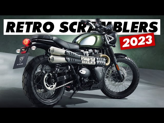 The 12 Best Retro Scrambler Motorcycles For 2023!