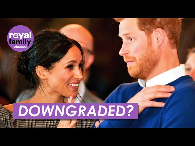 Harry and Meghan ‘Downgraded’ on Official Royal Family Website