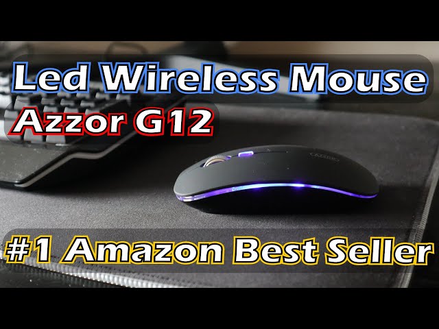 Best selling led wireless mouse on Amazon Azzor Uiosmuph G12