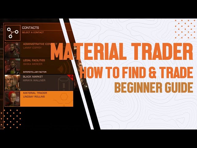 ELITE DANGEROUS: Easiest Way To Find Material Traders