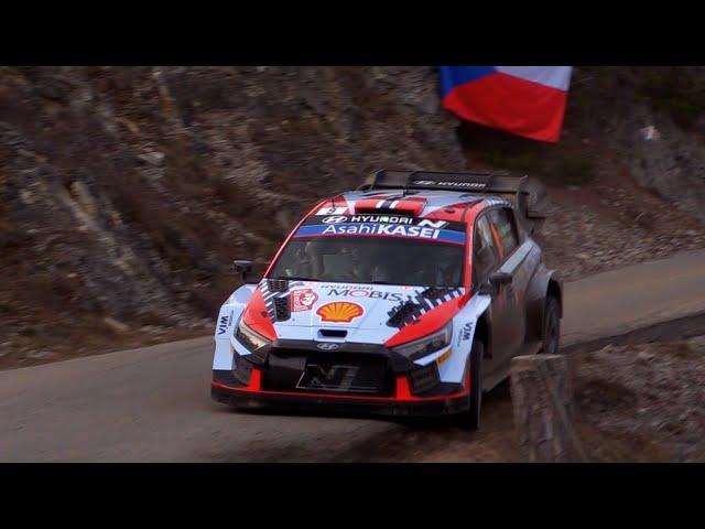 WRC Rallye Monte Carlo 2024 - Day 2 -Up in the mountain
