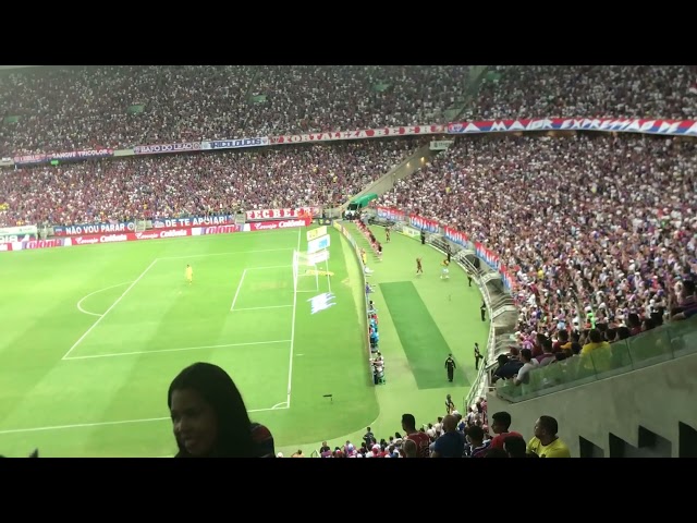 Fortaleza 0x0 Atlético Mg - Mosaico da torcida do Fortaleza - de Alcides Santos a Marcelo Paz