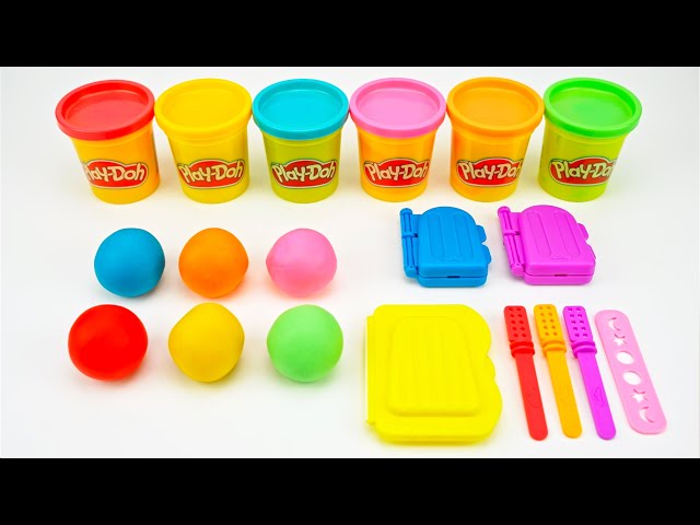 Making Play Doh Ice Cream | Toddler Learning Colors, Shapes, Numbers