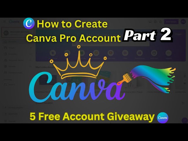 How to Create Canva Account | Canva Pro for Free in Just 2 Steps | How to login canva account Part 2