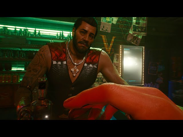 Cyberpunk 2077 - Calling Jackie After The Heist Mission (Heroes Secret Mission)