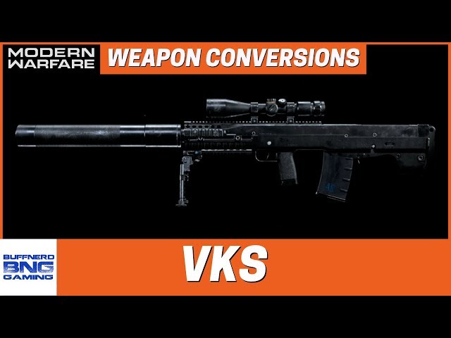 VKS Weapon Conversion - Call Of Duty Modern Warfare