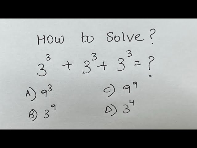 Albania | Math Olympiad Question | You should know this!