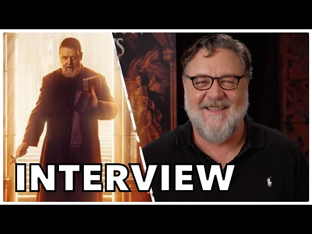 Russell Crowe Talks THE POPE'S EXORCIST and Tells Freakiest Story Ever | INTERVIEW