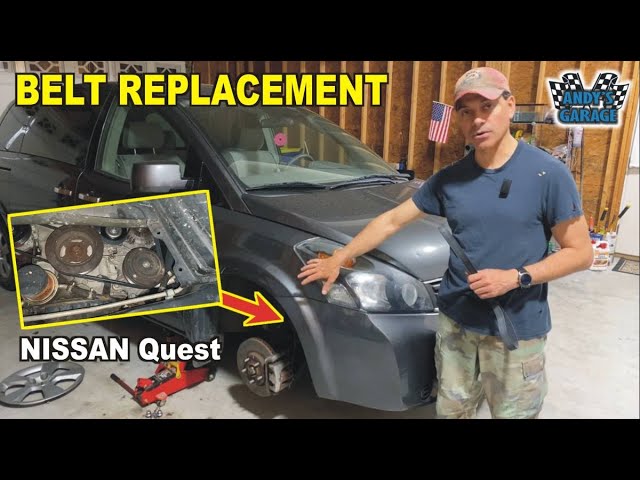 How To Replace Serpentine Belt - Nissan Quest (Andy’s Garage: Episode - 471)