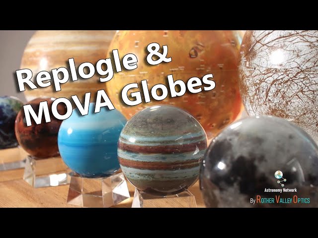 Replogle 12" Globes and MOVA 4.5" Rotating Globes review