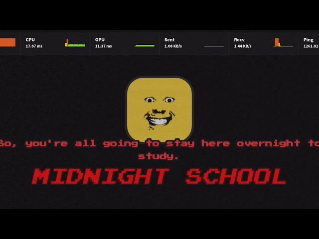 Fnaf but school-midnight school
