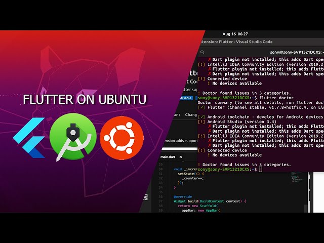 How to Install Flutter on Ubuntu 21.04 with Android Studio | Updated 2021