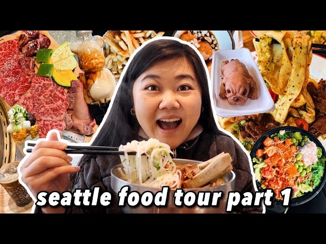 What to Eat in SEATTLE! Seattle Food Tour Part 1 2022
