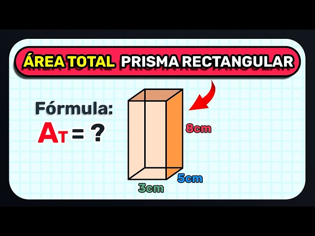 AREA TOTAL de un PRISMA RECTANGULAR (Fórmula Rápida)