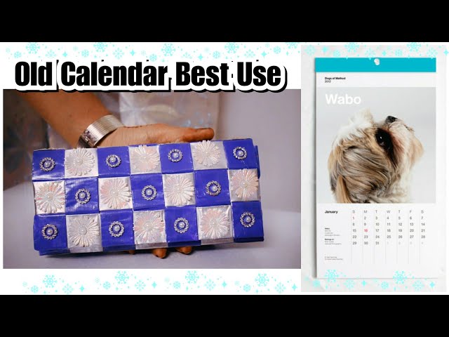 How to make Clutch from Old Calendar | DIY Clutch From Waste Material | Best Out Of Waste