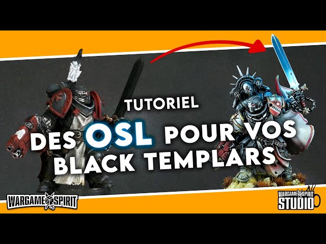Wargame Spirit Studio - Des OSL pour les Black Templars d'@Alphacast_fr !