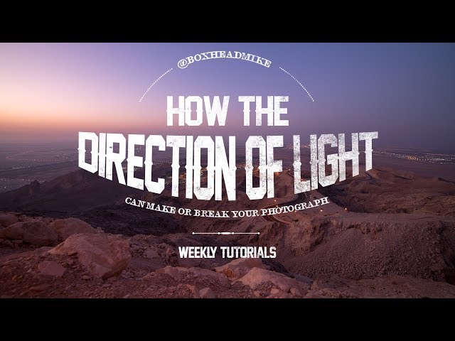 How the direction of light can make or break your photo