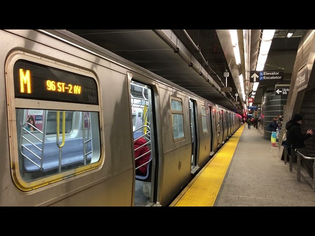 MTA New York City Subway: R160A-1 (M) train at 72 St
