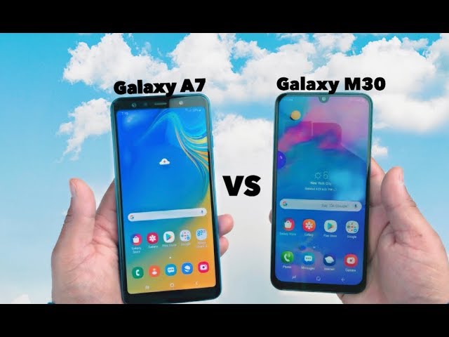 Galaxy M30 vs Galaxy A7 2018 Speed Test