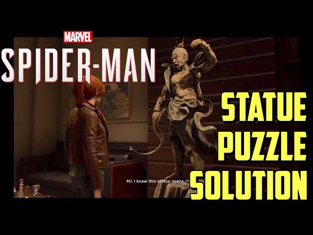 Spider-Man PS4 How to Solve Statue Puzzle (Don't Touch the Art)