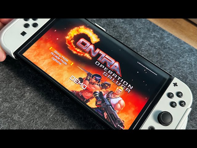 Contra: Operation Galuga Nintendo Switch OLED Gameplay