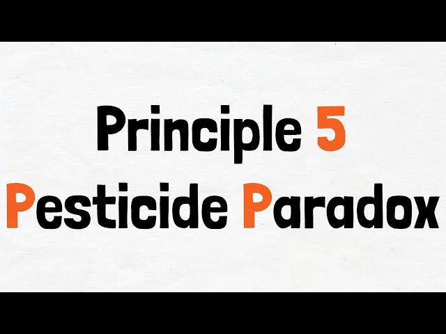 Beware of the pesticide paradox