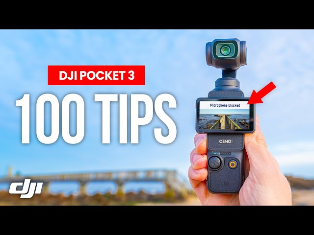 DJI OSMO POCKET 3 | 100 TIPS TRICKS & HIDDEN FEATURES!!