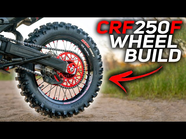 Putting $1,500 Wheels On A Trail Bike - CRF250F Factory Wheel Build